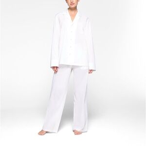 NWT Skims Poplin Pajama Set